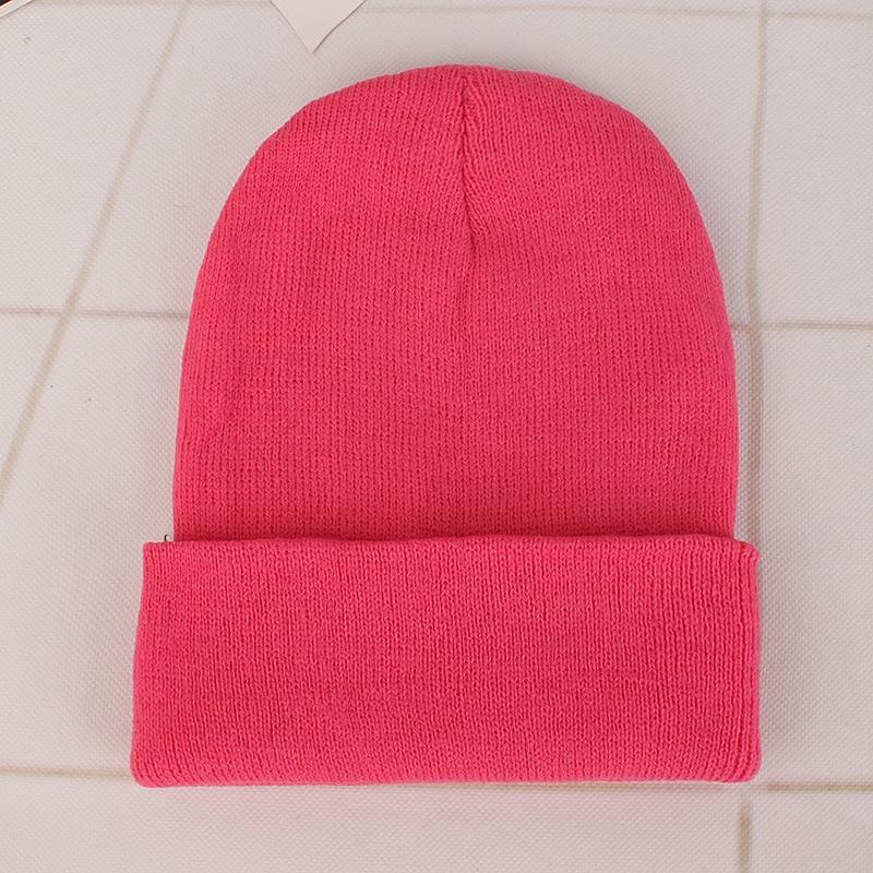 Winter Hats for Woman New Beanies Knitted Fluorescent Hat Girls Autumn Female Beanie Caps Warmer Bonnet Ladies Casual Cap.