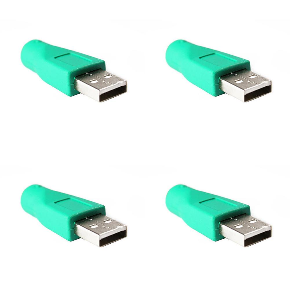 

Переходник USB 2.0 типа A «папа» на «мама» PS2 для клавиатуры ПК и мыши