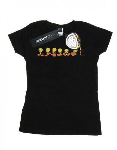 Looney Tunes Womens/Ladies Tweety Pie Colour Code Cotton T-Shirt XXL bianco