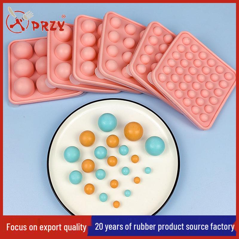 Porous Round Ice Cube & Cake Silicone Mold