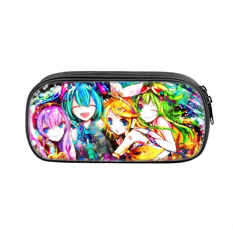 Piórnik Anime Hatsune Miku o Dużej Pojemności Dla Uczniów i Kolekcjonerów