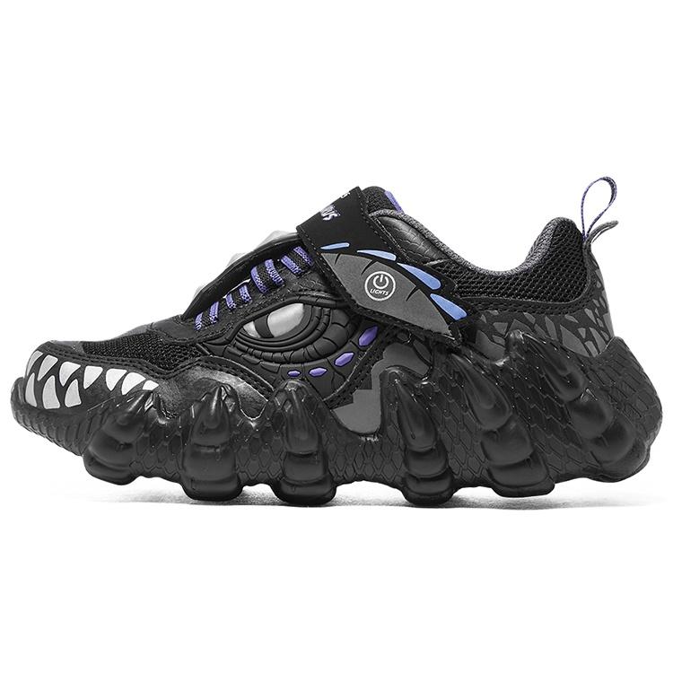 (GS) Skechers Aurus Lights Dino-tracker Black Kids 400112L-BKCC EU 33