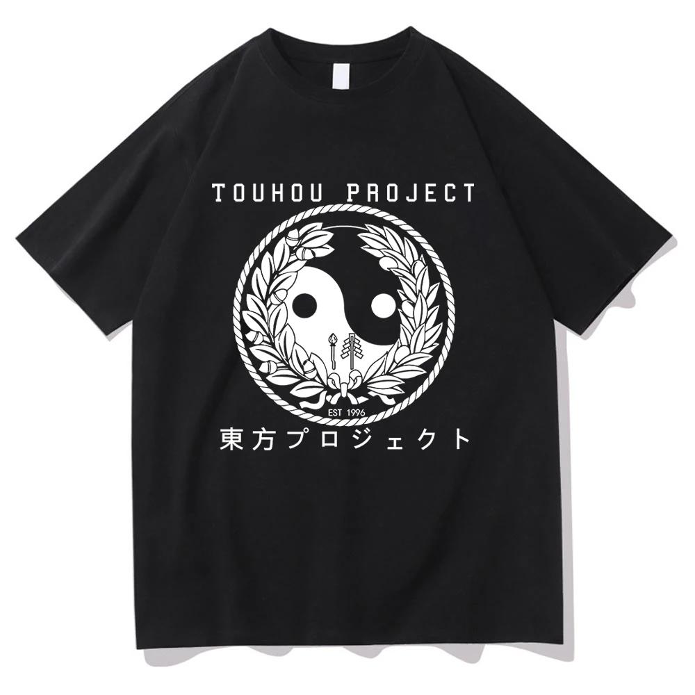 Anime TouHou Project Welcome Hell Tshirt 2025 women Clothing Harajuku Clothes Summer Tops Unisex Graphic T Shirts