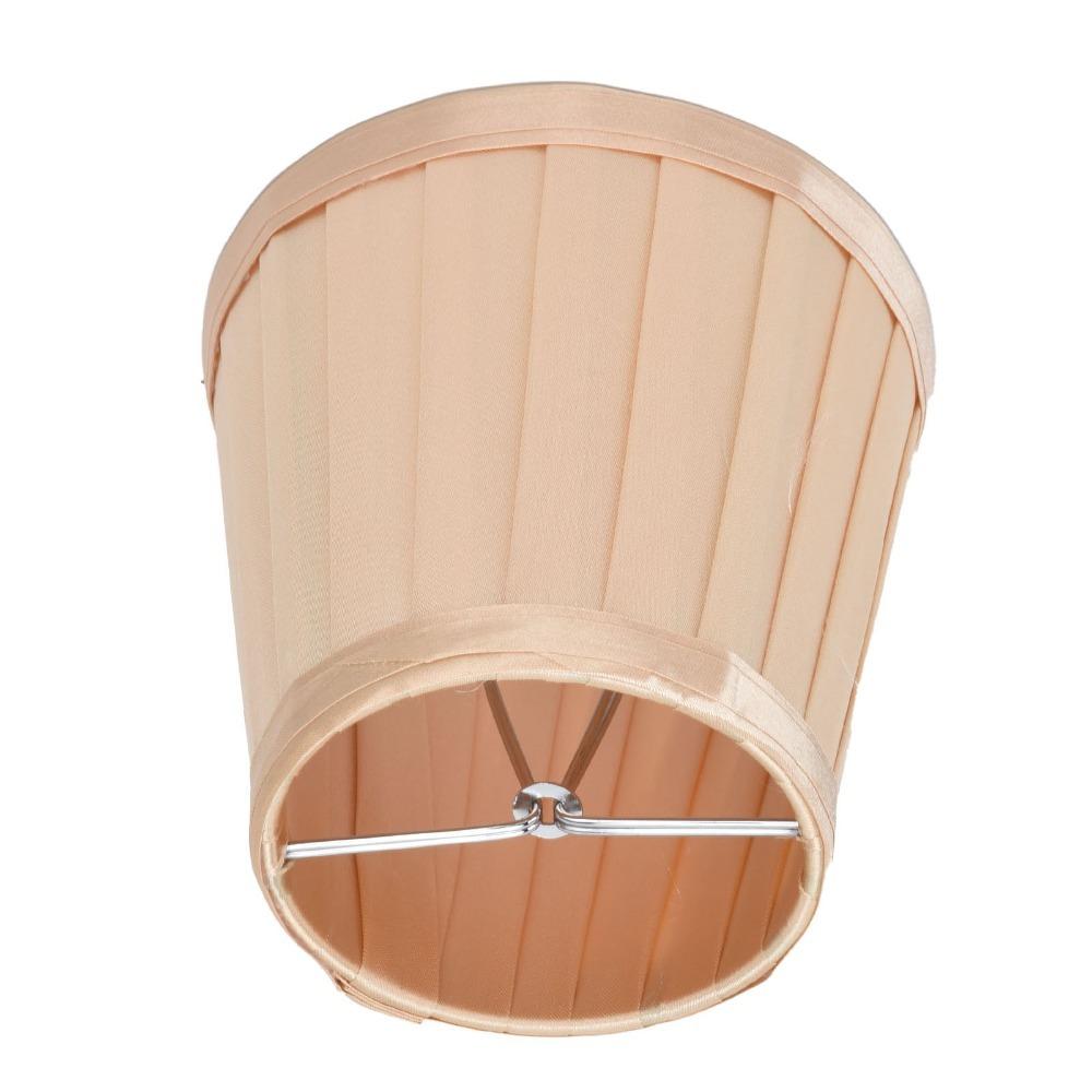 

2PCS Lightweight Small Lamp Shades Clip On Design Lamp Shades Decorative Table Lampshade Wall Lamp бежевий