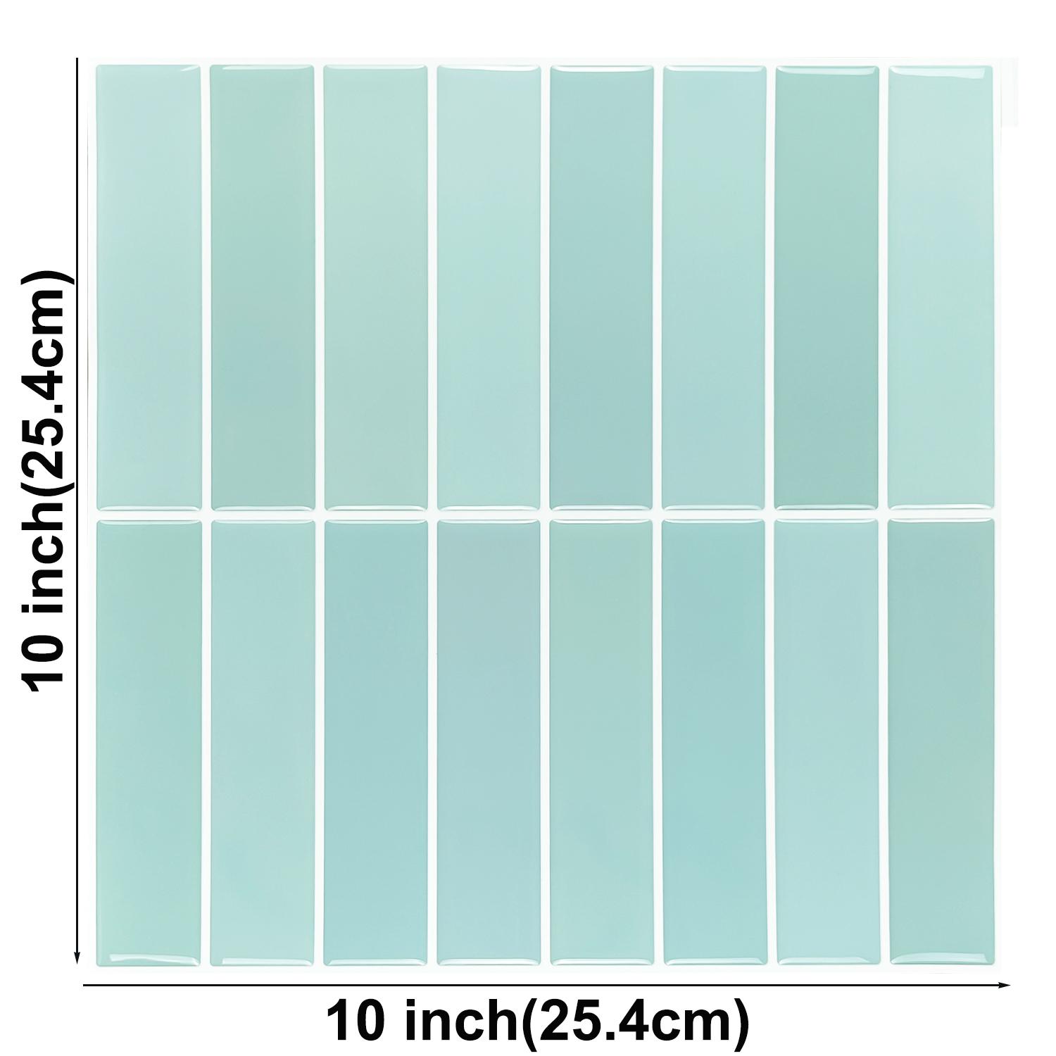 

10pcs 3D Imitation Tiles Self-Adhesive Wall Stickers Peel And Stick Wallpaper Heat-resistant And Waterproof For home Decor