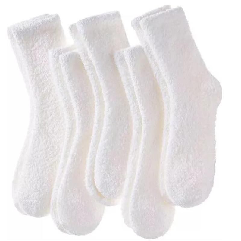 6 Pairs Warme Dicke Socke Frauen Dame Socke Plüsch Flauschigen Gemütliche Winter Fuzzy Bett Boden