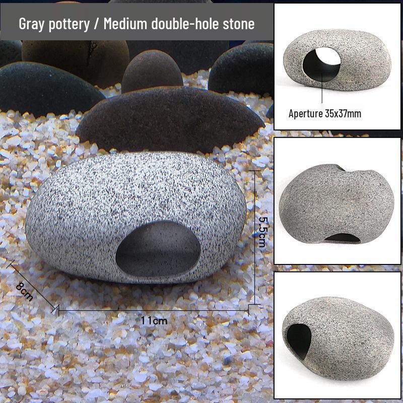Ceramic Fish Tank Decoration: Shrimp Hiding, Cichlid Breeding, Spawning Nest.