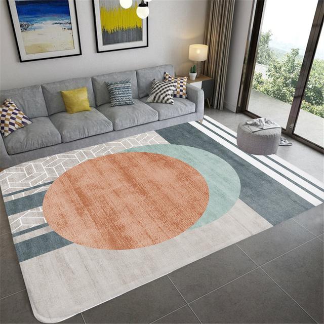 

Декоративный напольный коврик с богемным принтом для гостиной, большой ковер для спальни, персидской серии, модный противоскользящий напольный коврик, дверной коврик 120x160cm