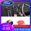 New 2026 Car Sticker 1/2PC Metal Car Badges Hooks Holder Hangers Organizer Accessories For Ford Focus 2 Mk3 F150 Ranger Explorer