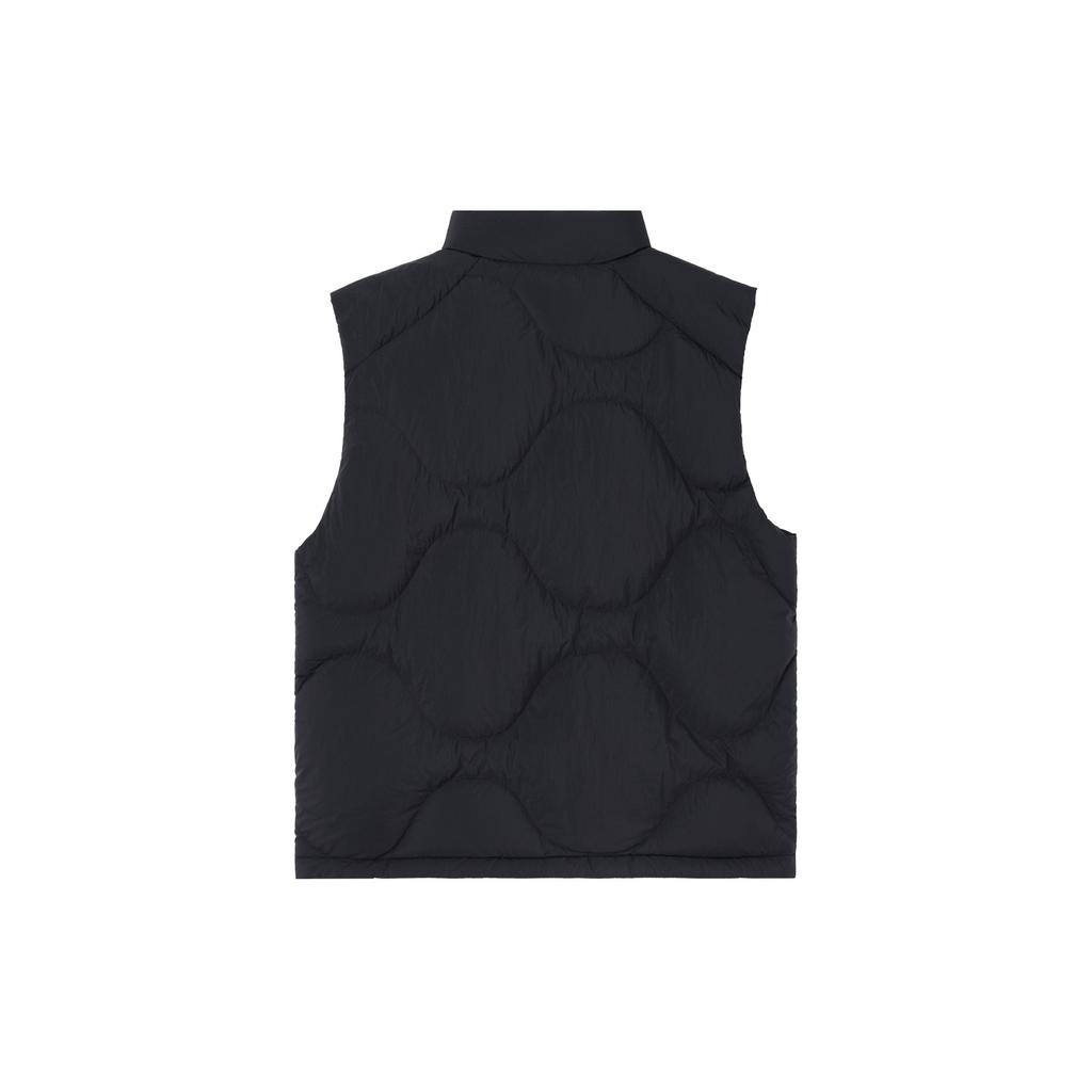 adidas Daunenwesten Herren Schwarz Stehkragen Moderat JG5937