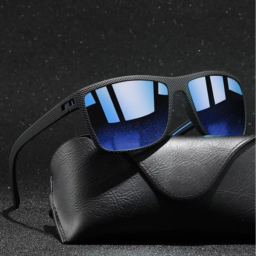 Fashion Square UV400 sunglasses Men Women Driving Fishing Colorful Trendy Lightweight Outdoor Goggles