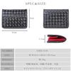 Coin Case Coin Purse Mesh Leather Box Type United HOMME Collaboration Item x [Diablo] Men's [UHD-1150] (Black Blue)