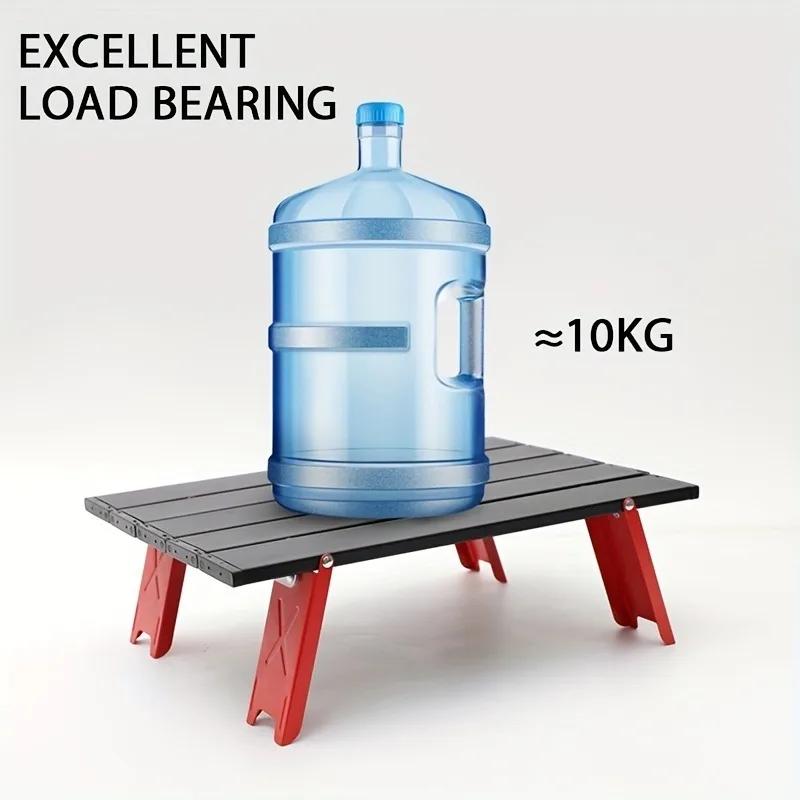 Ultralight Portable Folding Camping Table, Foldable, Aluminum Alloy, Outdoor Dinner Desk Furniture, Mini Picnic BBQ Tours