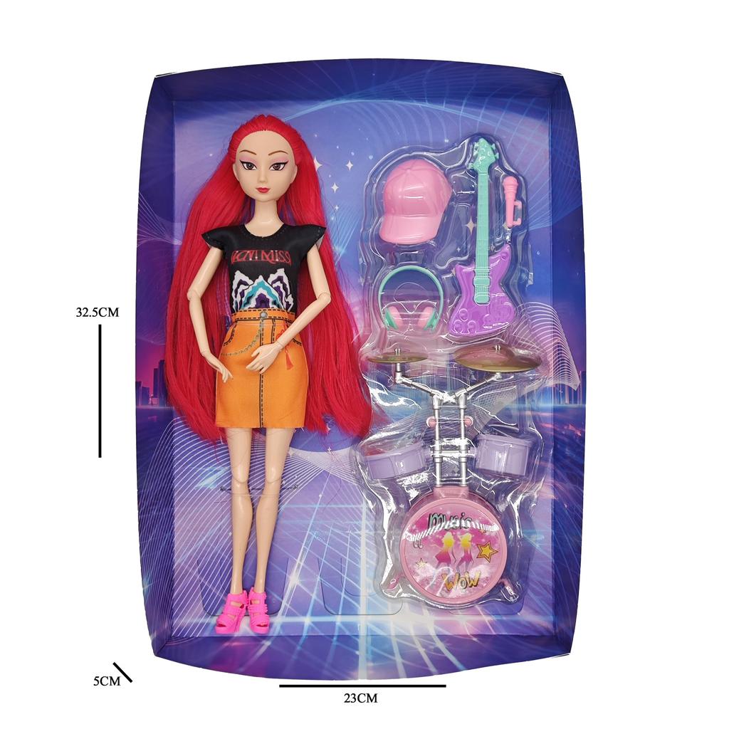 New K-POP Girl Group Doll, Witch Hunter Girl Group Music Accessory Set