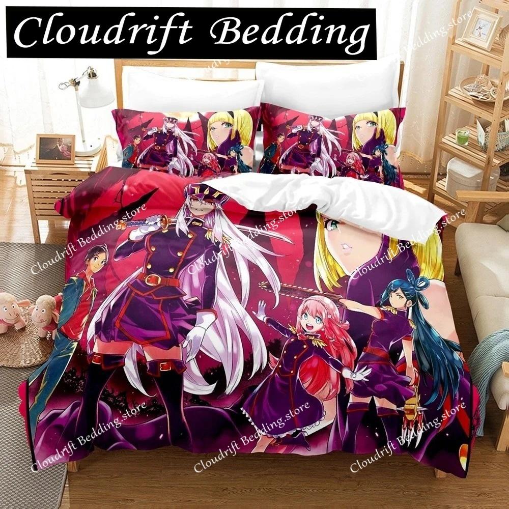3D Anime Chained Soldier Bedding Set Single Twin Full Queen King Size Bed Set Adult Boy Bedroom Duvet Cover Sets Home Textiles