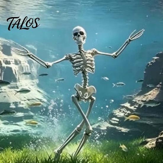 Aquariumdekorationen Tanzendes Skelett Aquarium Sprudler, Luft Gotische Deko Dekoration für Süßwasser Salzwasser Aquarien Sprudler