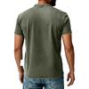 Men's Summer Color Pocket Sports Buttons Short Sleeve Shirt Men's Sports Casual Short Sleeve Shirt