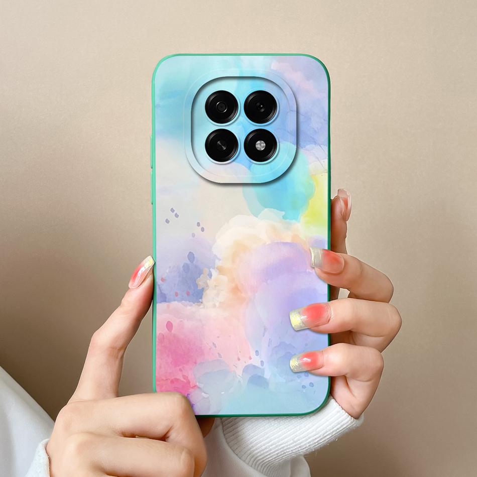 For Oppo A5 Pro 5G Phone Case Cute Cartoon Back Cover For Oppo A 5 2025 Full Protection Soft Liquid Silicone Anti Drop Housing