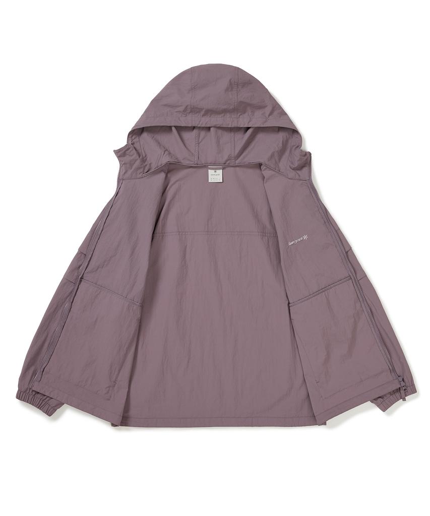 Snowpeak Apparel Taslan Pocket Windbreaker (S25Mmlwb50) Dusty Violet