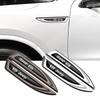 2pcs Metal Car Side Fender Emblem Stickers Trunk Badge Decal For Grand Cherokee Renegade Compass Gladiator Liberty Wrangler