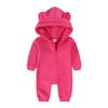 Baby Boys Girls Clothes Long Sleeve Rompers Solid Hoodies Bear Jumpsuit Costume Infant Onesies Bodysuit Newborn
