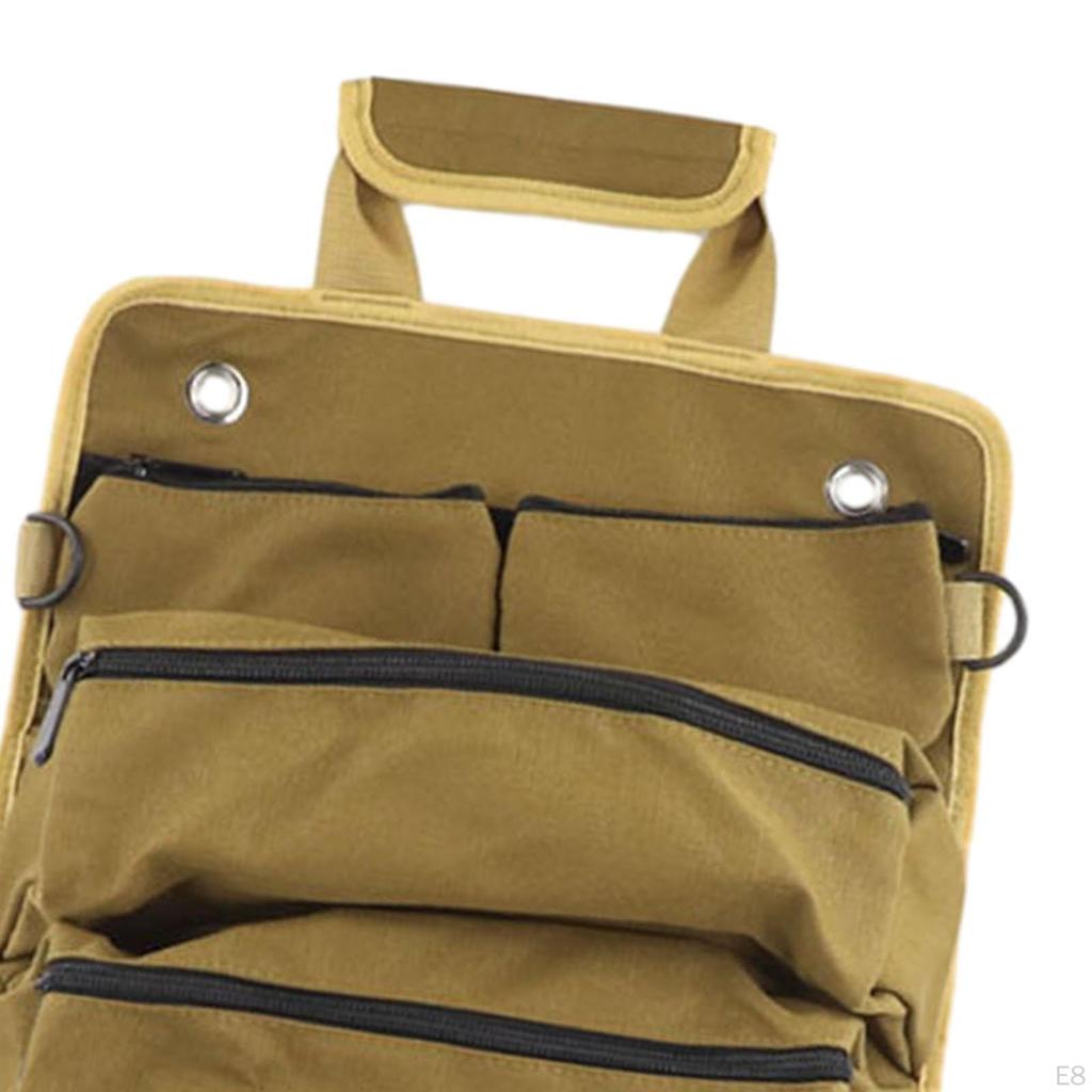 Portable Tool Bag Organizer with Detachable Pouches for Home and Garage Storage