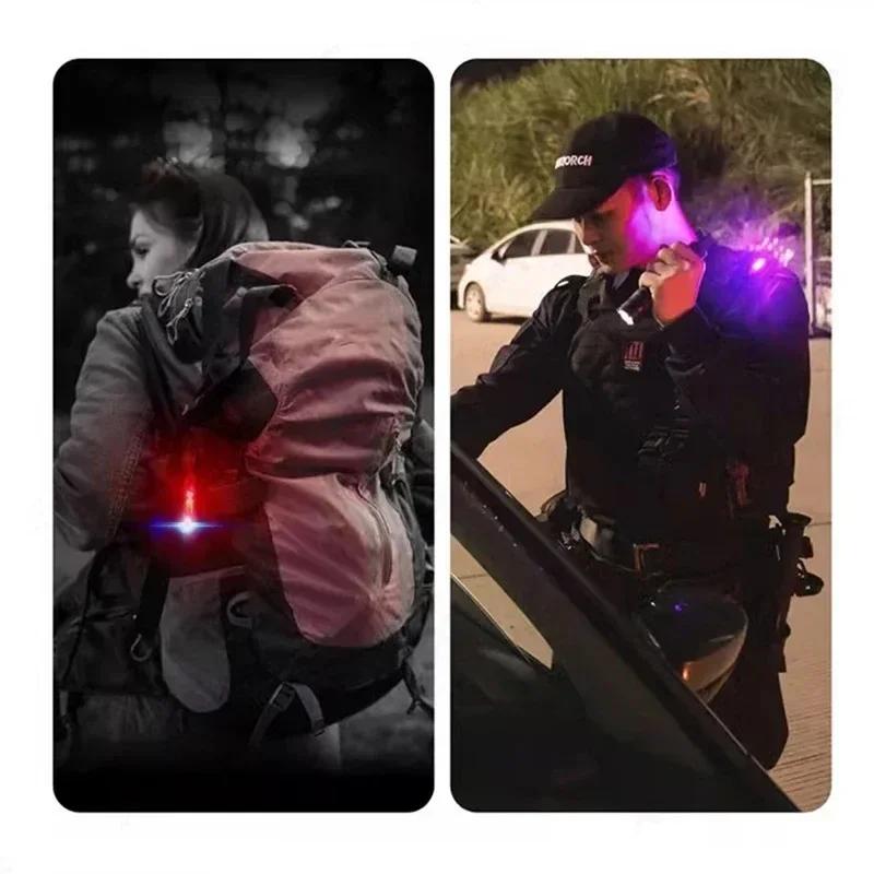 New COB LED Flashlight Keychain USB Rechargeable Waterproof Portable Camping Lantern for Stroller/Walking/Camping /Riding