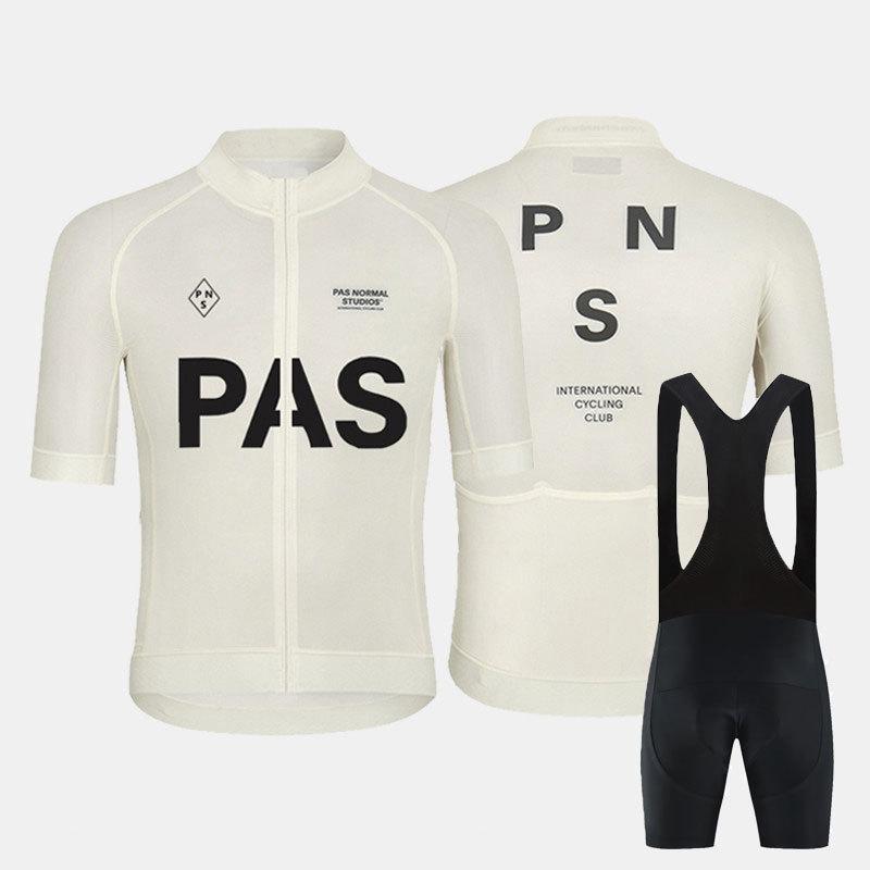 PAS Men's Short Sleeve Cycling Suit Overalls Set Breathable Summer Breathable Cycling Sportswear 2026