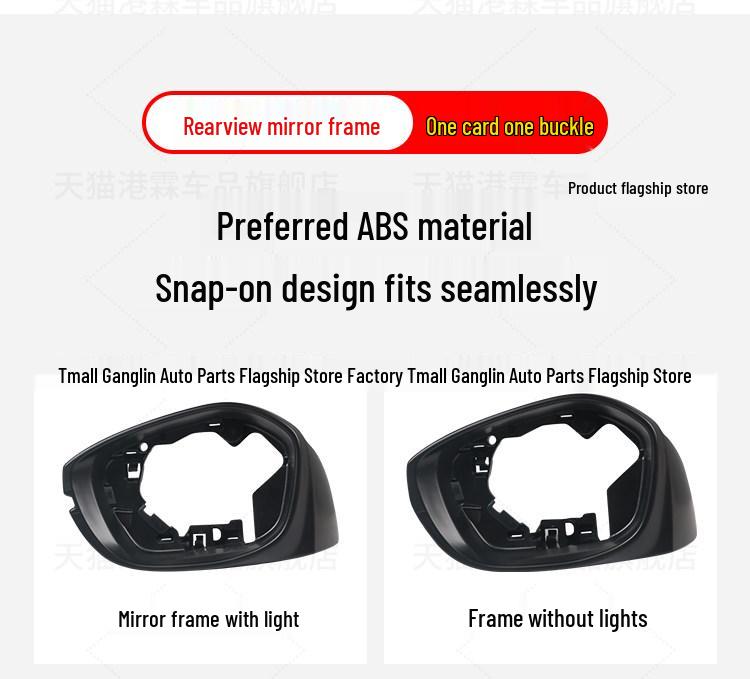 Honda Integra 11th Gen Civic Rearview Mirror Housing with Backup Camera, Lens, Frame, and Turn Signal Cover