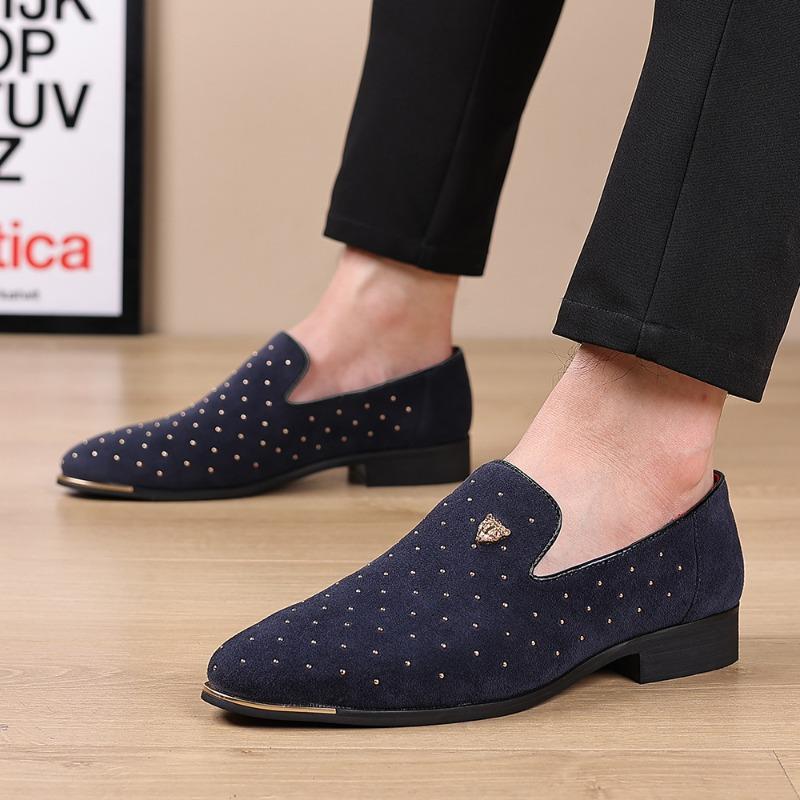 Men Dress Shoes High Quality Business Men Shoes Fashion Casual Trendy Comfort Breathable Soft Sole Men Loafers Zapatos De Hombre