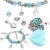 Non-Toxic Children Diy Jewelry Making Kit Unicorn Mermaid Love Star Charm Kit For Bracelet Necklace Making Birthday Making Accessories Gift