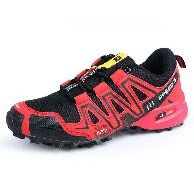 Men's Outdoor Trail Running and Hiking Shoes with Thick Soles