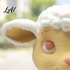 PLA Sheep Statue 3D Printed Figurine Mini for Desk Decor Ornament Sitting Lamp Sculpture Ornament Gift Animal Lovers Shape Figurine
