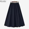 ZANZEA Women Casual Elegant Lace Patchwork A-Line Skirts