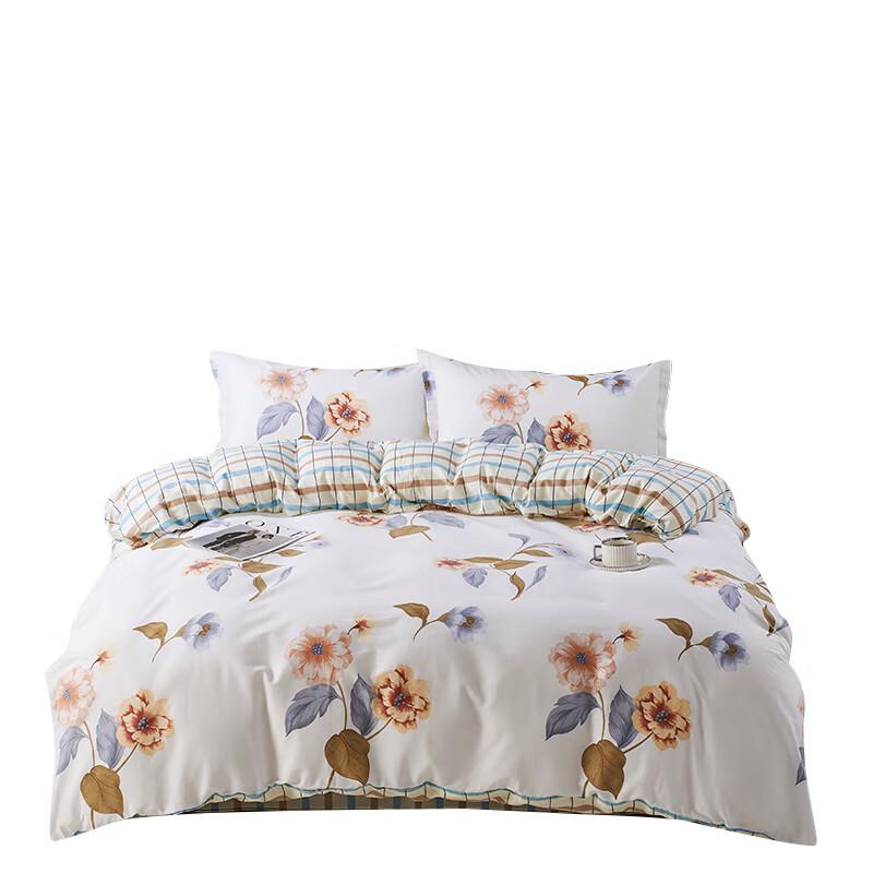 Комплект постельного белья Luoman Luolan R-qm001, хлопковый, 4 предмета Duvet Cover 200x230cm
