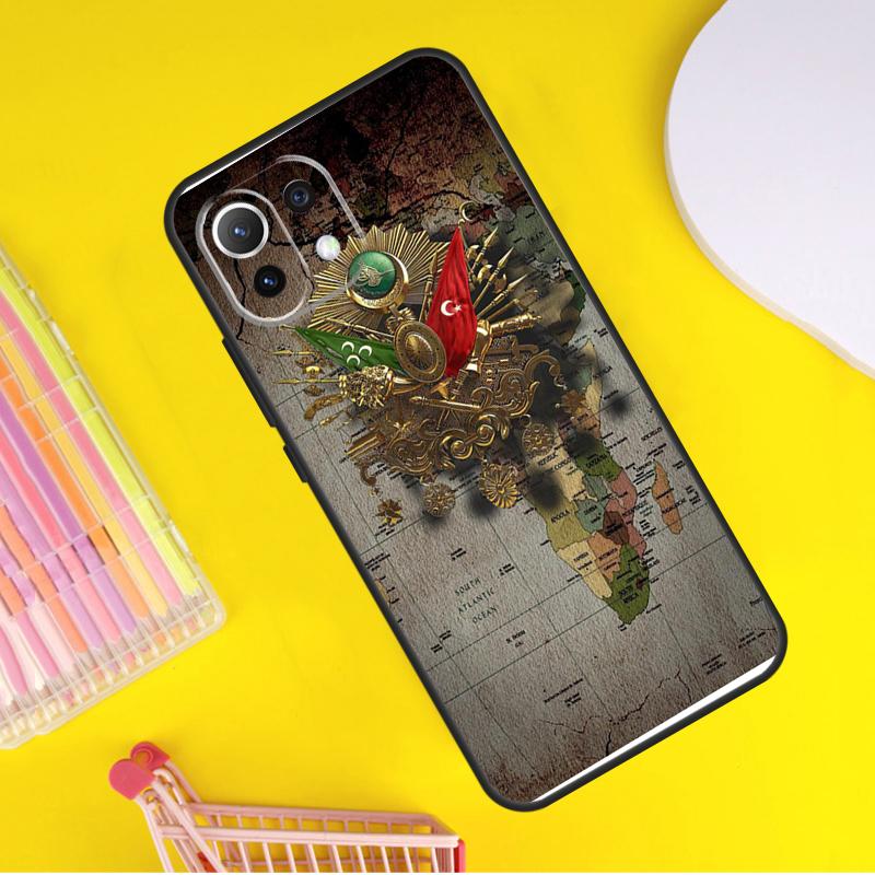 Coat of Arms of Ottoman Empire Cover For Xiaomi 14 Ultra 13 11T 12T 13T 14T Pro POCO X7 X6 Pro X3 X5 F3 F5 M6 F6 Pro Case