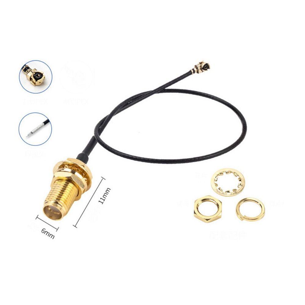 1ks GSM/2.4G Bluetooth Anténa 2dBi Ohnutý SMA na IPEX Kabel Odolná Wifi Anténa
