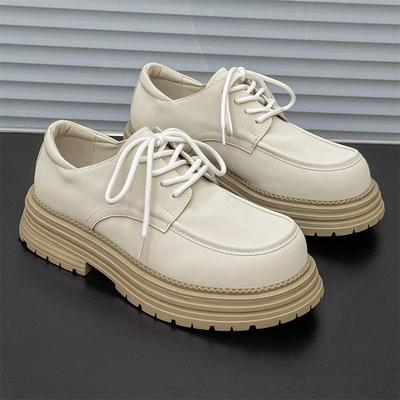 Fashion Stylish Casual Leather Shoes Classic Mens Casual Shoes Business Brand Male Formal Dress Footwear Thick Bottom Men Oxford Shoes