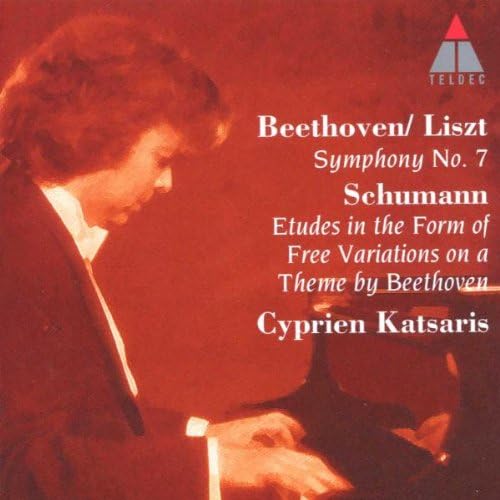 

CD CYPRIEN KATSARIS BeethovenLiszt Symphony 7 4509979562 TELDEC Germany Classical Used