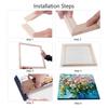 Minimalist Wooden Frame for DIY, Oil, and Diamond Paintings