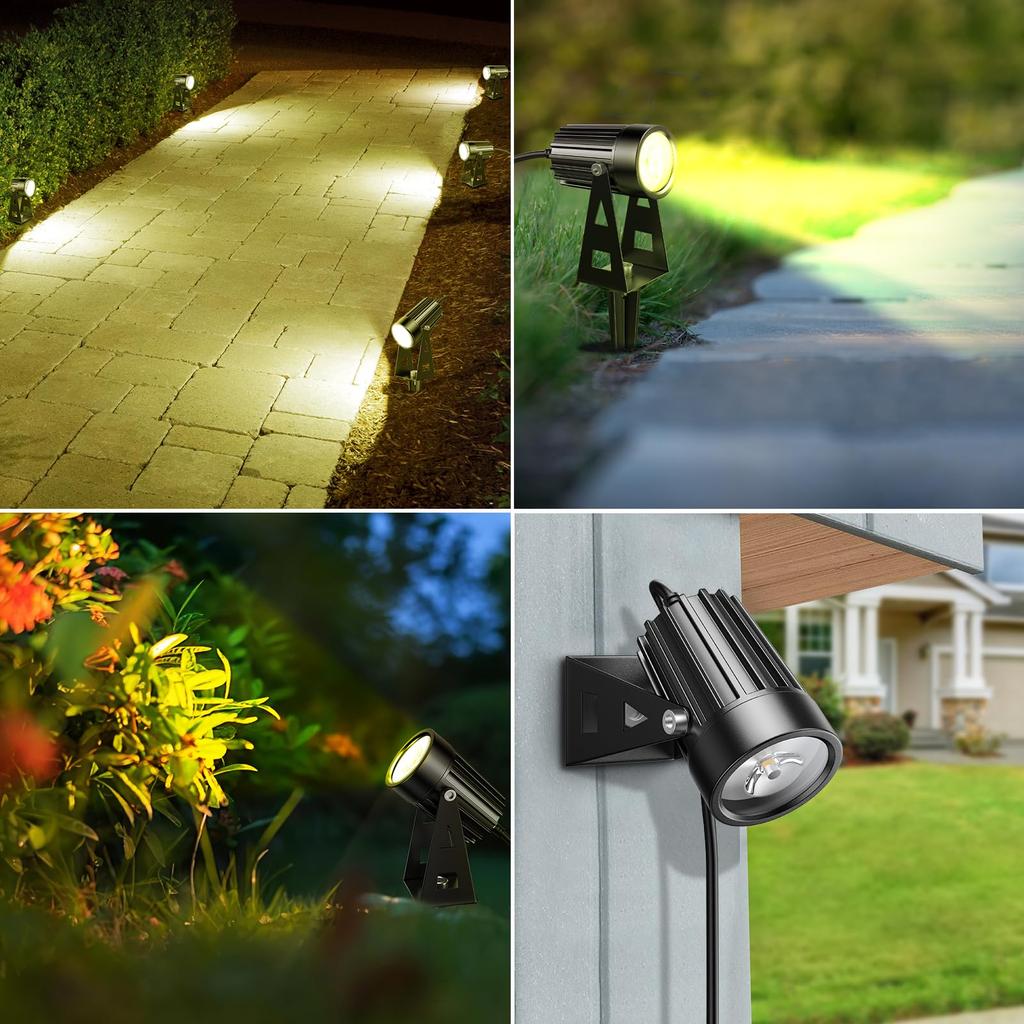 NFESOLAR Solar Large with Light 2 Warm Automatic 10m Parking Step Wall Adjustable [Separate Panel] Light, Outdoor, Waterproof, IP65, Capacity, Sensor,