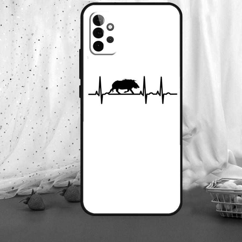 Cute Wild Boar Funny Cartoon For Samsung Galaxy A55 A35 A05 A52 A32 A22 A54 A14 A16 A26 A36 A56 A06 A15 A53 A33 A13 Case