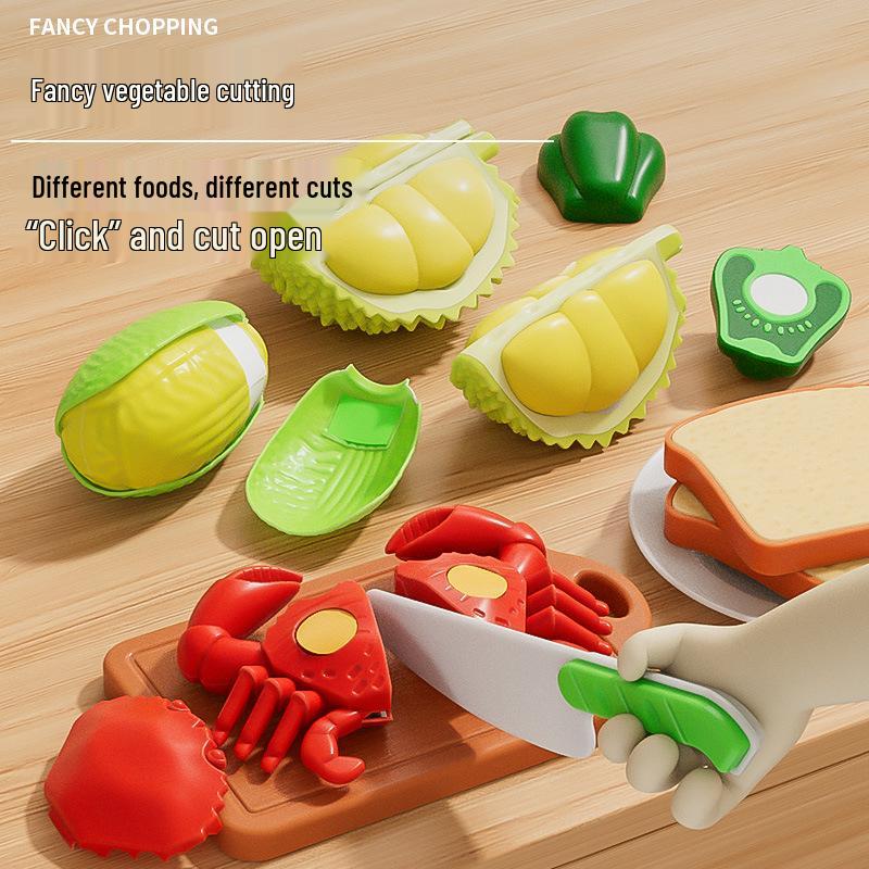 Kids' Educational Pretend Play Fruit & Veggie Cutting Set