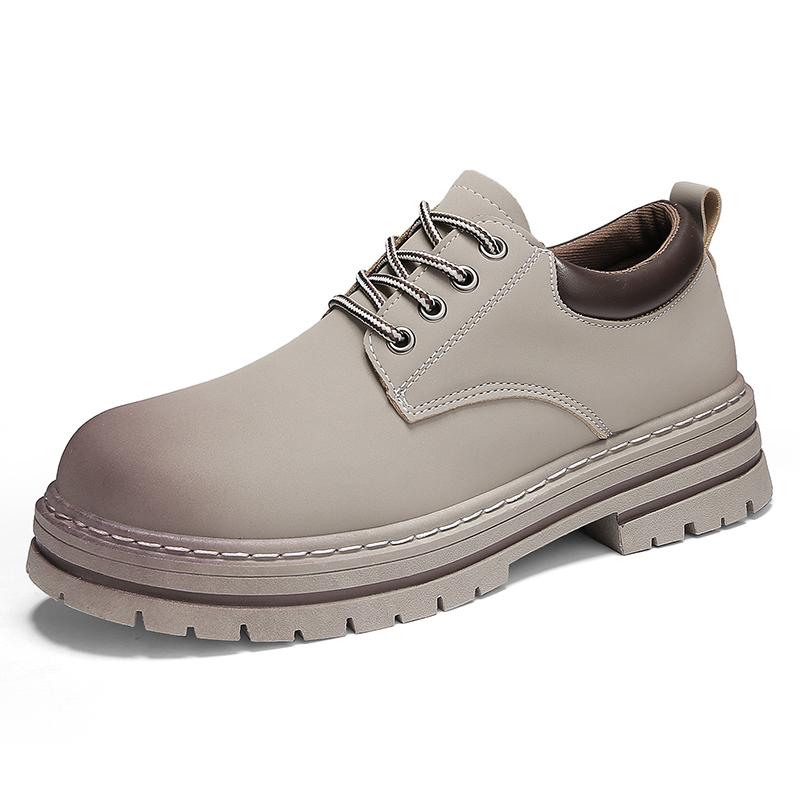 

Men s boots yellow boots four season anti slip soft sole comfort outdoor boots fashion casual boots youth low top boots men shoe 44