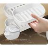 Bathroom Non Perforated Soap Box Suction Cup Wall Mounted Toilet Single and Double Layer Washroom Household Drain Storage Rack