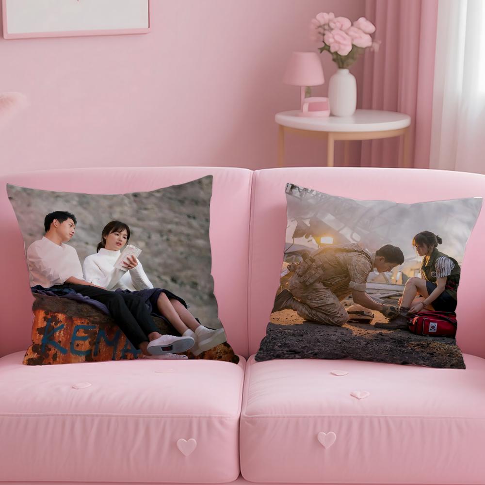 TV series D-Descendants of the SunS Cushion Cover Comfortable Reversible Pillow Cover Ideal for Car Sofa Bedroom & Beyond