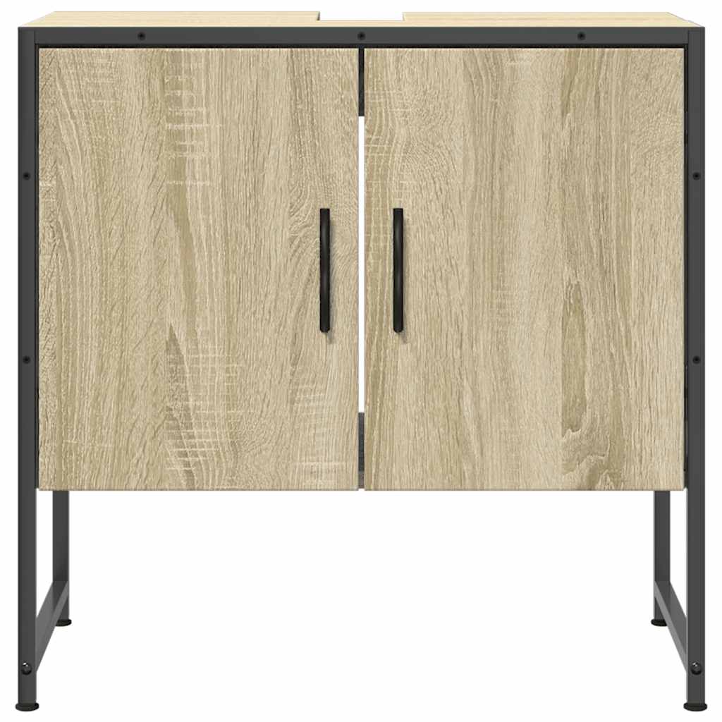 Vidaxl Waschbeckenunterschrank, Sonoma-Eiche, 60X33X60 Cm