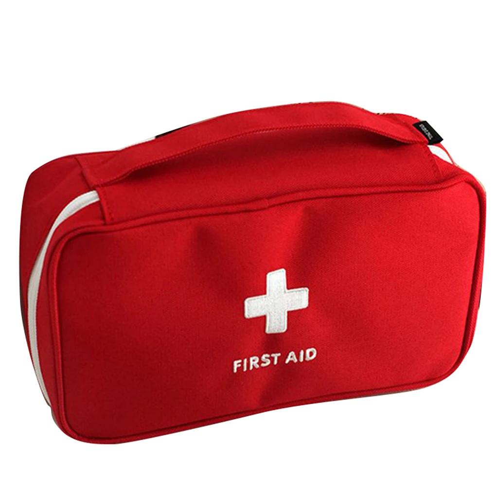 Large Capacity Portable Medicine Storage Bag – Empty First Aid Kit Organizer for Travel, Outdoor & Home Use