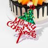 1Pcs Santa Claus Ornaments Party Supplies New Year Christmas Cake Decoration Xmas Cake Decor Christmas DIY