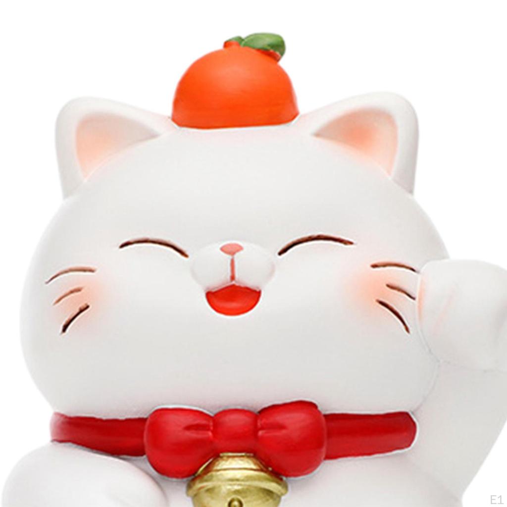 Piggy Bank Cat Statue Home Decoration Coin Container Decorative Exquisite for Adult Girls